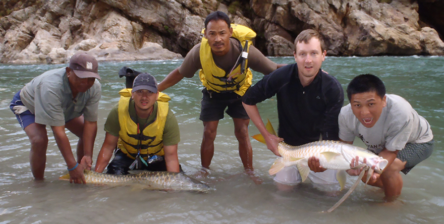 Fishing in Nepal